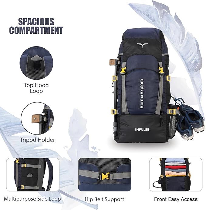 Travel Backpack For Hiking Trekking Tourist Bag For Men - Image 3